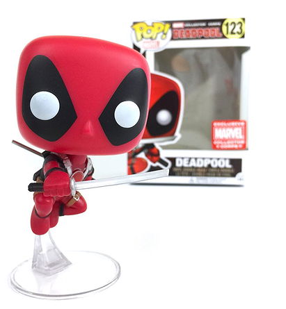 Deadpool Pop! Vinyl: Deadpool Leaping Marvel Collector Corps Exclusive