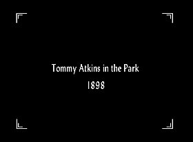Tommy Atkins in the Park
