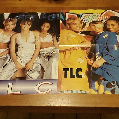 Vintage 90s TLC Poster Lot