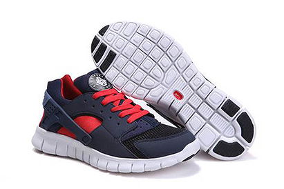 Nike Huarache Free 2012 Running Shoe Osidian Action Red Mens
