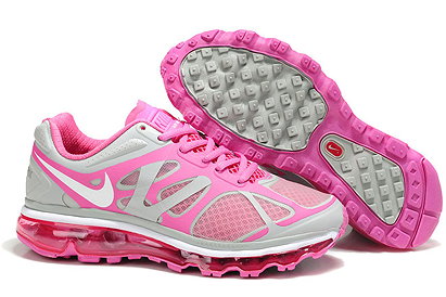 Nike Air Max 2012 Grey Pink White-Womens