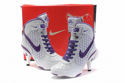 Nike Air Force 1 Heels White/Purple