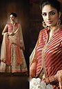 Pink Color Designer Viscose Jacquard Mother Daughter Anarkali Dress Suits