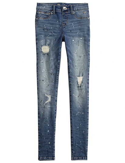 Paint Splatter High Waisted Jeggings