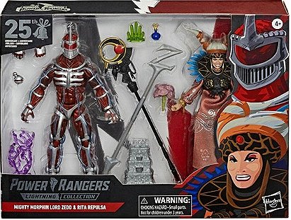 Power Rangers Lightning Collection Mighty Morphin Lord Zedd and Rita Repulsa 2-Pack