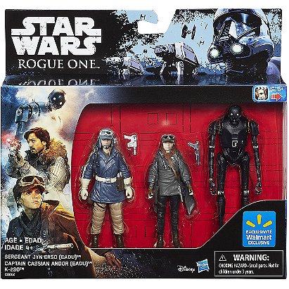 Star Wars Rogue One Rebel Figure 3-Pack (Walmart Exclusive)