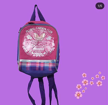 Y2k BUTTERFLY FLOWER unif-ish backpack