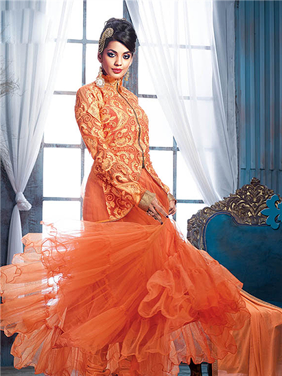 Party Wear Floor Length Anarkali Dress