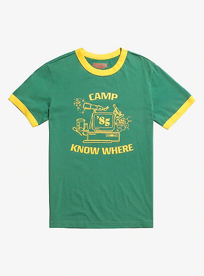 Stranger Things Camp Know Where Ringer T-Shirt