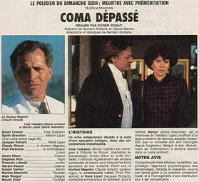 "Meurtre avec préméditation" Coma dépassé