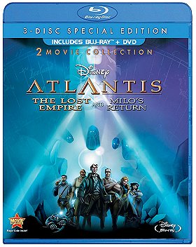 Atlantis: The Lost Empire / Atlantis: Milo's Return: Two-Movie Collection (Three Disc Blu-ray / DVD 