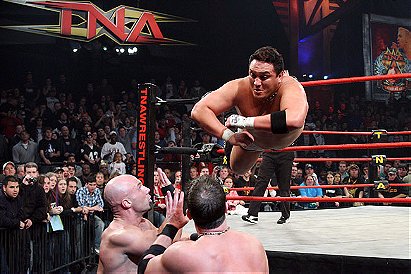 AJ Styles vs. Samoa Joe vs. Christopher Daniels (TNA, Unbreakable 2005)