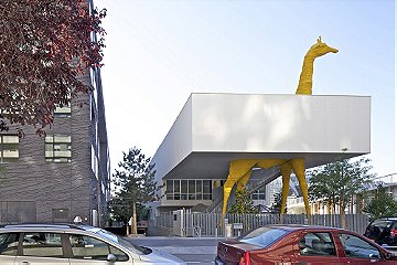 Creche de la Girafe, Boulogne, France designed by Hondelatte-Laporte Architects