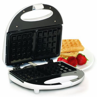 MaxiMatic EWM-9008K Elite Cuisine Waffle Maker with Non-Stick, White