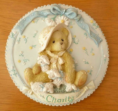 Cherished Teddies - Charity (Miniature Plate)