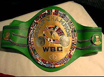 World Heavyweight Boxing Championship Belt