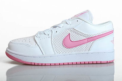 Air Retro Michael Jordan Shoes 1 in Pink and White Color-Women Size