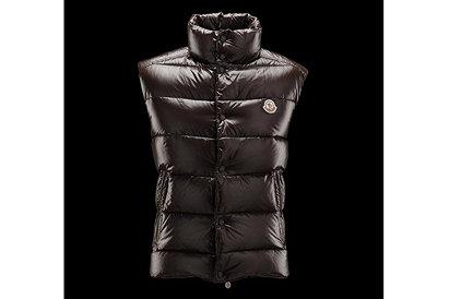 Moncler Women Down Vest Belted Coffee