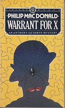 Warrant For X (An Anthony Gethryn Mystery)