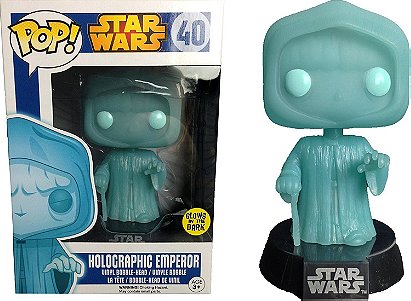 Star Wars Pop! Vinyl: Holographic Emperor Palpatine Exclusive