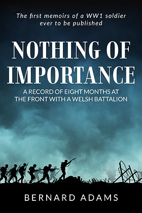 NOTHING OF IMPORTANCE — A RECORD OF EIGHT MONTHS AT THE FRONT WITH A WELSH BATTALION