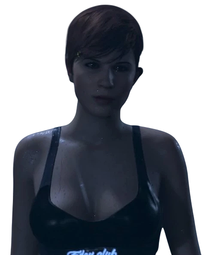 Brown-haired Traci
