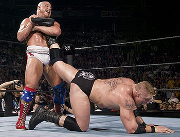 Brock Lesnar vs. Kurt Angle (WWE, Summerslam 2003)
