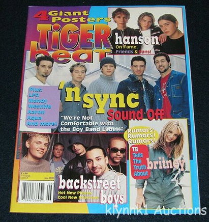 Tiger Beat Magazine June 2000 NSync Hanson Britney Backstreet Boys Aaron Mandy