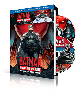 Batman: Under the Red Hood with Batman: Under the Red Hood Graphic Novel (Blu-ray/DVD/UV)