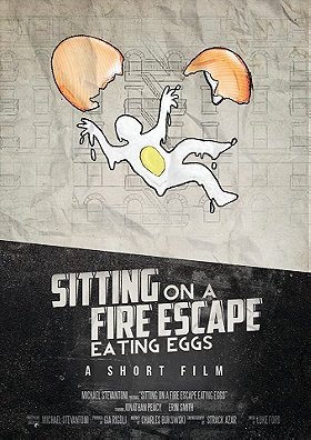 Sitting on a Fire Escape Eating Eggs