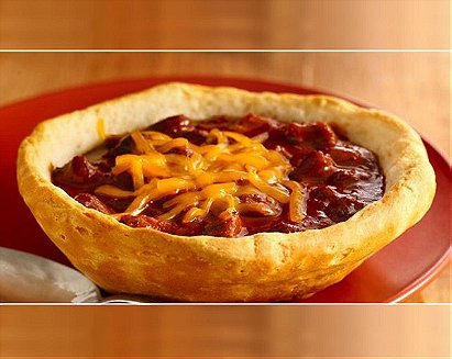 Biscuit Bowls with Chili