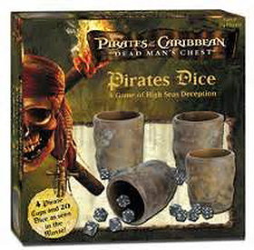 Pirates of the Caribbean Dead Man's Chest Pirates Dice: A Game of High Seas Deception (Liar's Dice)