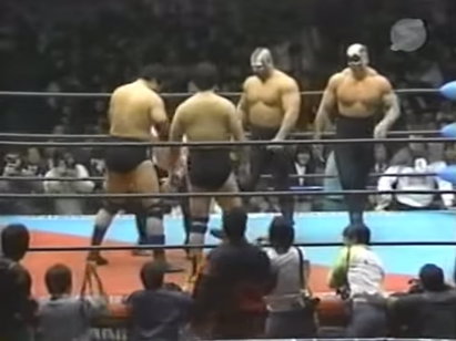 Jumbo Tsuruta & Genichiro Tenryu vs. The Road Warriors (AJPW, 03/12/87)