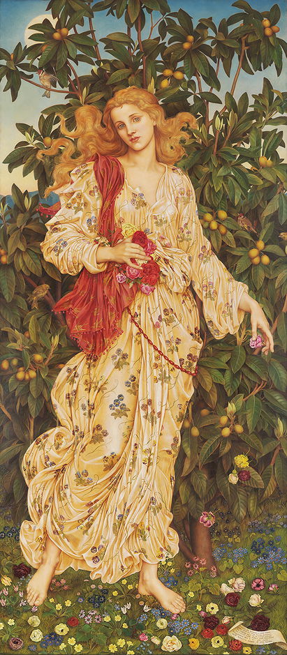 Flora by Evelyn De Morgan, 1894