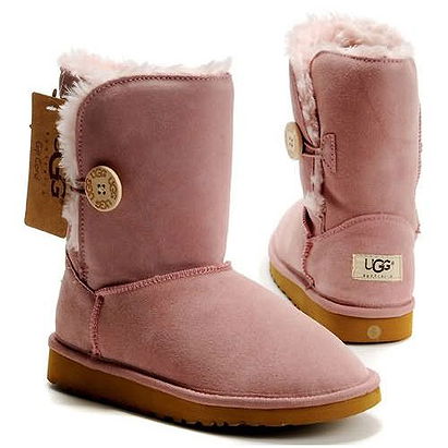 Womens Bailey Button Boots UGG Australia 5803 Pink