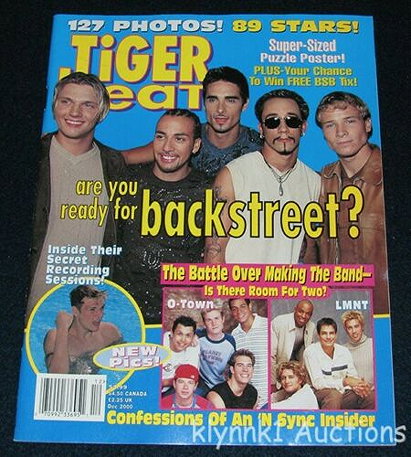 Tiger Beat Magazine December 2000 Backstreet Boys NSync Justin 2Gether BBMak