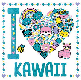 I Heart Kawaii (Coloring Book)
