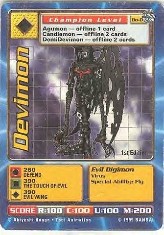 Digimon Digi-battle: Devimon (Bo-02)