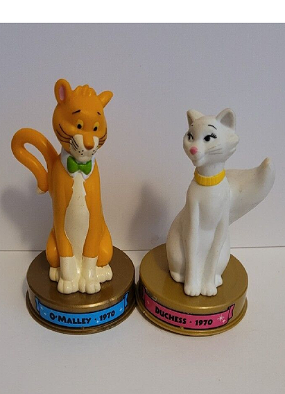 O'Malley and Duchess Happy Meal Toys (Disney's 100 Years of Magic Collection)