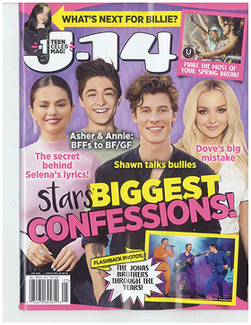 J-14 MAGAZINE - MAY 2020 - STARS BIGGEST CONFESSIONS