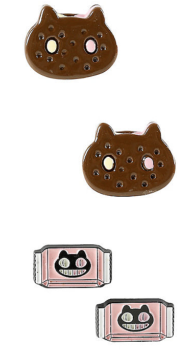 Steven Universe Cookie Cat Earring Set