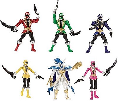 Power Rangers Super Megaforce 5-inch Figure 6-Pack