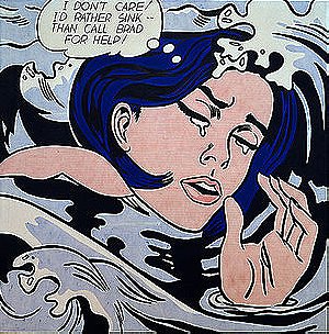 Roy Lichtenstein: Drowning Girl (1963)