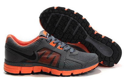 Mens Nike Dual Fusion ST 2 Dark GreyTotal Orange Shoes