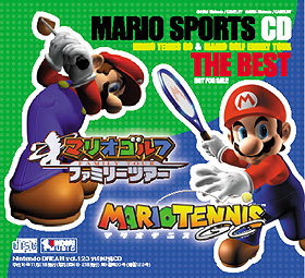 Mario Sports CD ~ Mario Tennis GC & Mario Golf Family Tour The Best