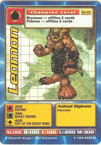 Digimon Digi-battle: Leomon (Bo-03)