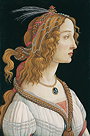 Botticelli Sandro : Idealized Portrait of a Lady (1480)