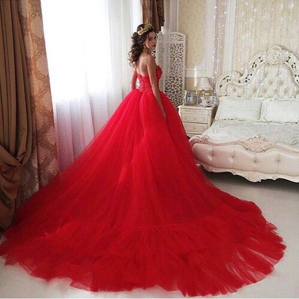 most beautiful red dresses