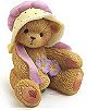 Cherished Teddies: Pansy - "A Blossoming Friendship Always Makes A Heart Smile"