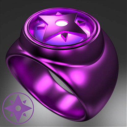Violet Power Ring
